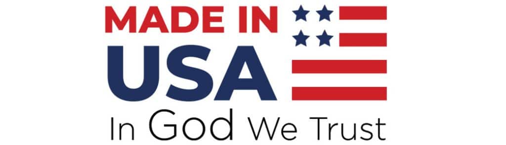 Made in USA - In God We Trust Logo for Bay City Supplies